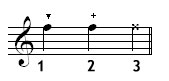 Notation of Key Clicks